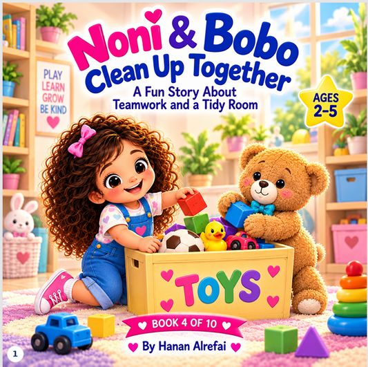 Noni and Bobo Clean Up Together storybook cover