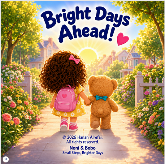 Noni Gets Ready for the Day storybook interior