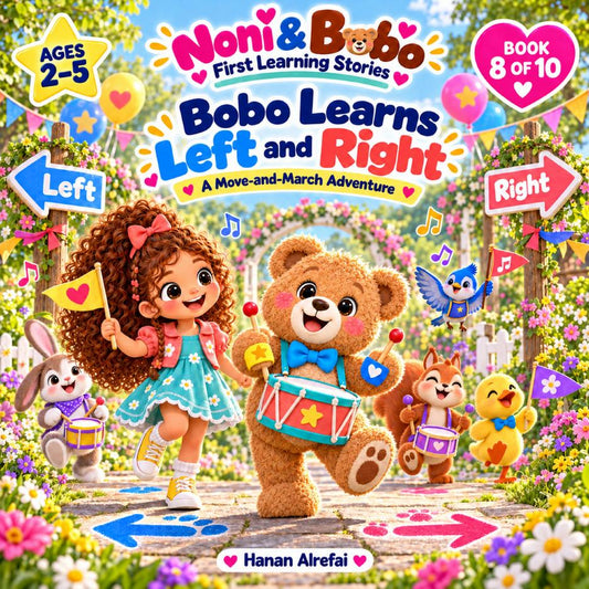 Bobo Learns Left and Right storybook cover