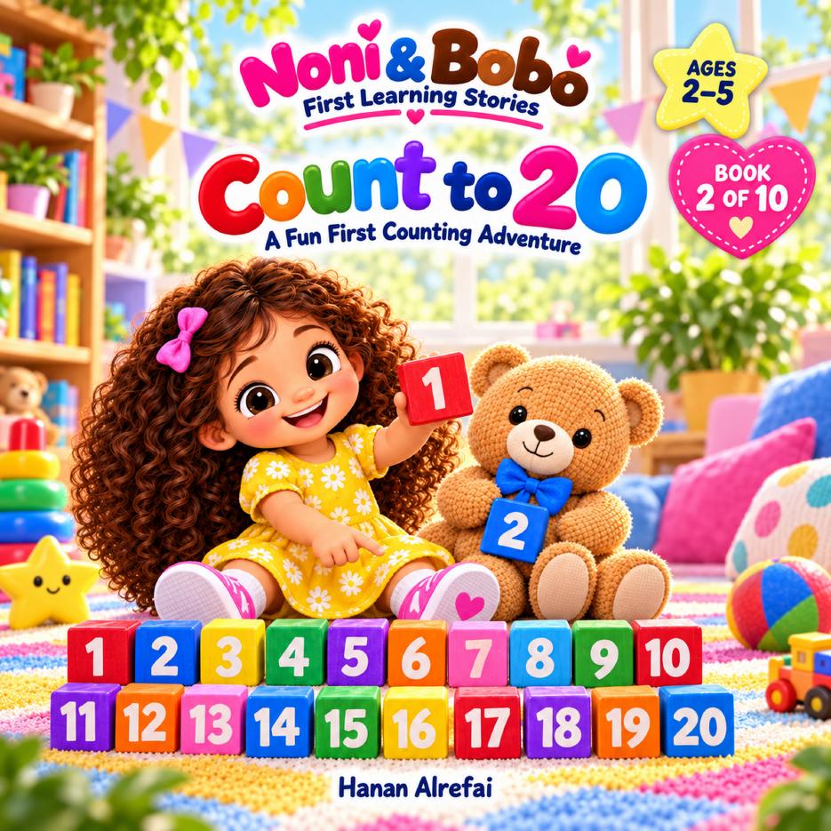 Noni & Bobo Count to 20 storybook cover