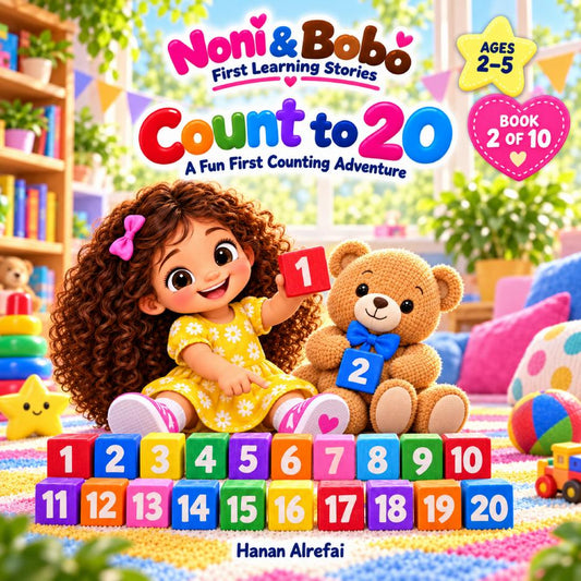 Noni & Bobo Count to 20 storybook cover