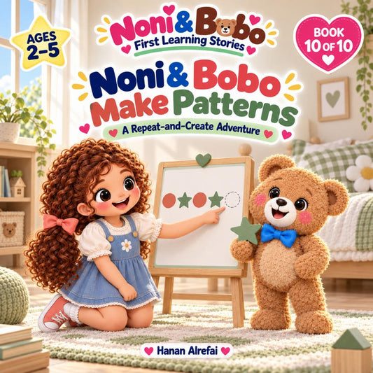Noni and Bobo Make Patterns storybook cover